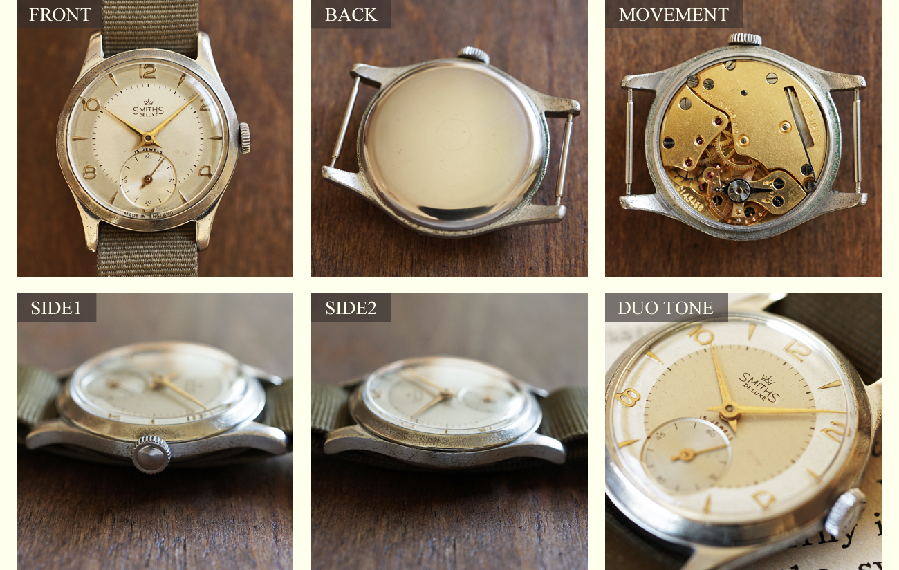 3552B 1950年代 英国スミス社製 デラックス デニソン社製・クローム