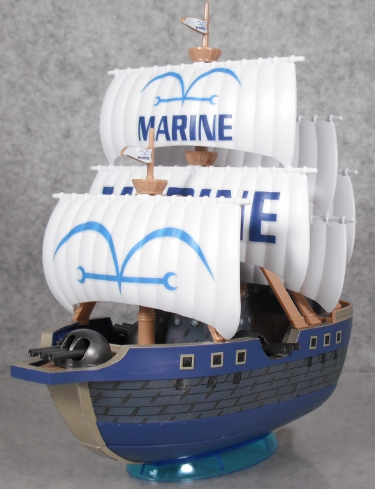 ワンピース 偉大なる船コレクション 「海軍軍艦」 レビュー