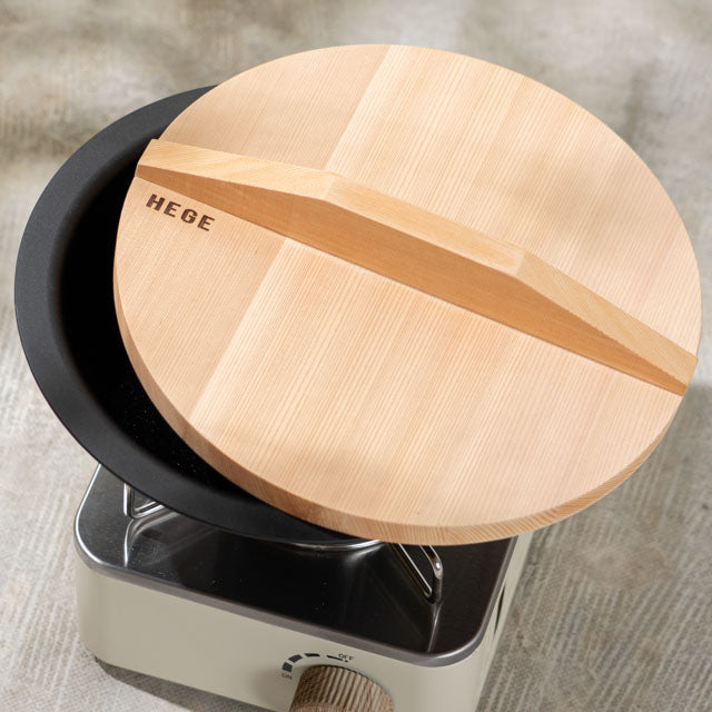 φ250直火鍋（木蓋付き）セット – まにまに