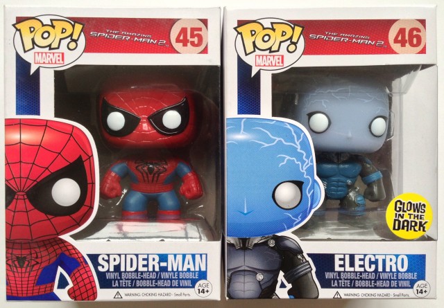 Funko Amazing Spider-Man 2 & Electro POP Vinyls Review - Marvel