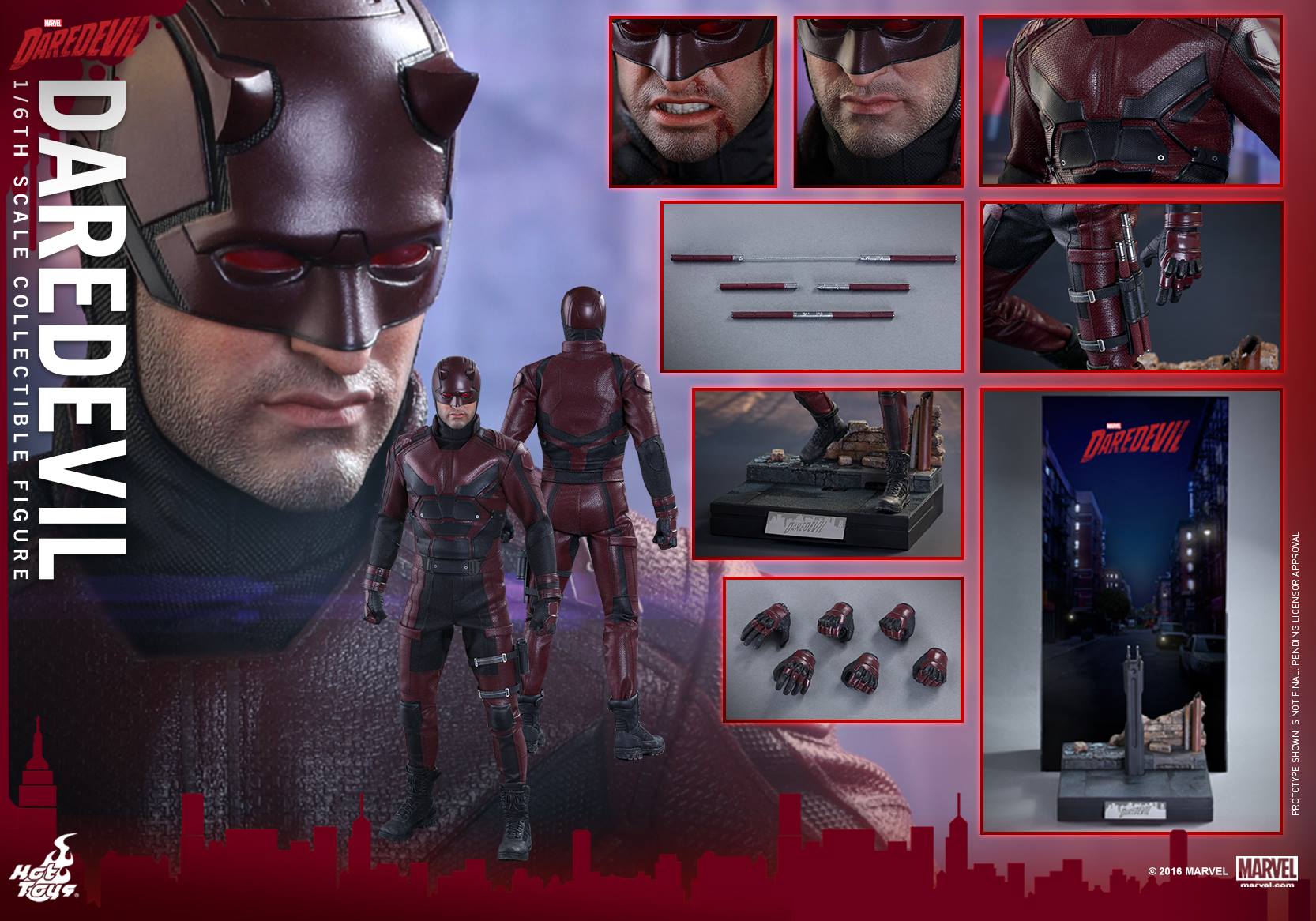 Hot Toys Daredevil Figure Up for Order! Netflix - Marvel Toy News