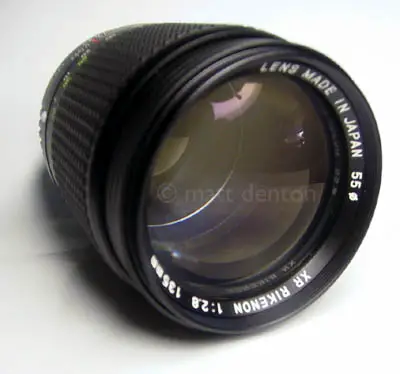 Rikenon f2.8 135mm - Matt's Classic Cameras