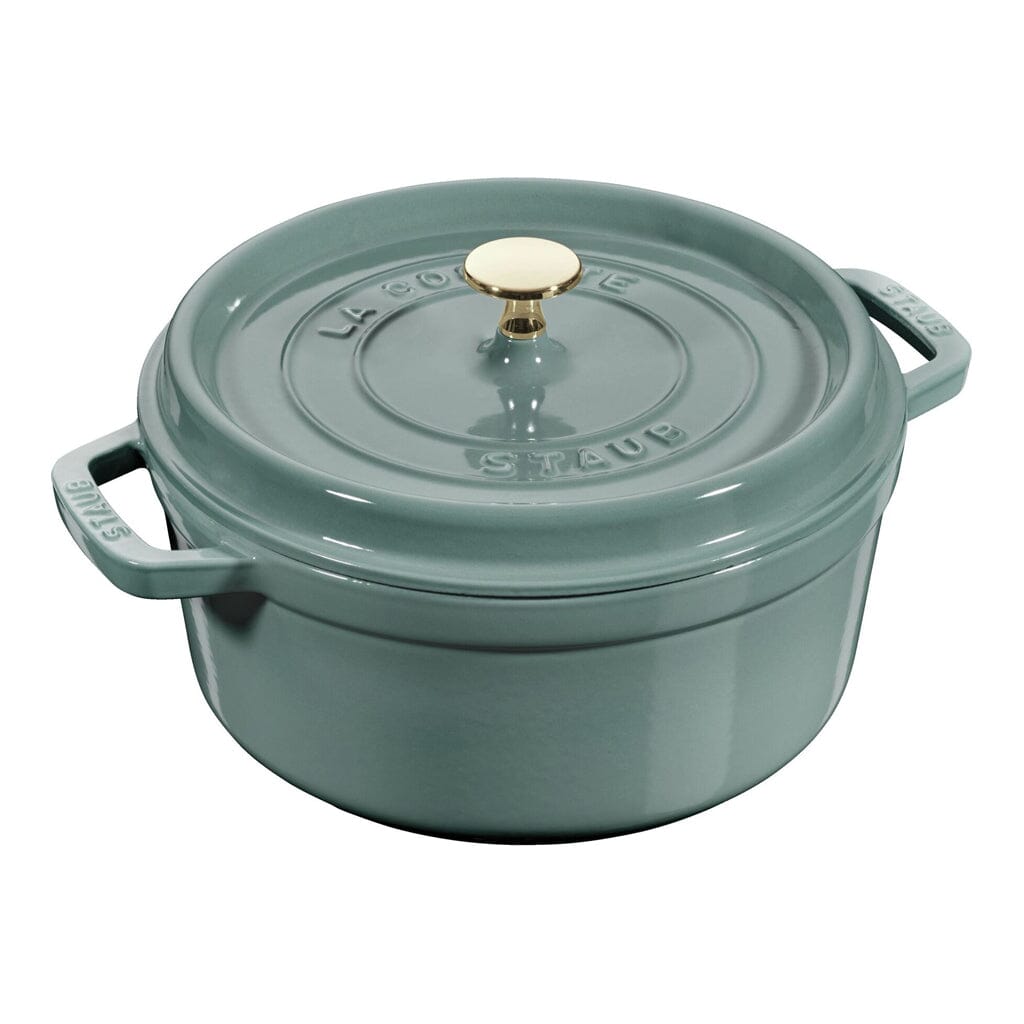 Staub - Round cocotte 24 cm - eucalyptus – KookGigant