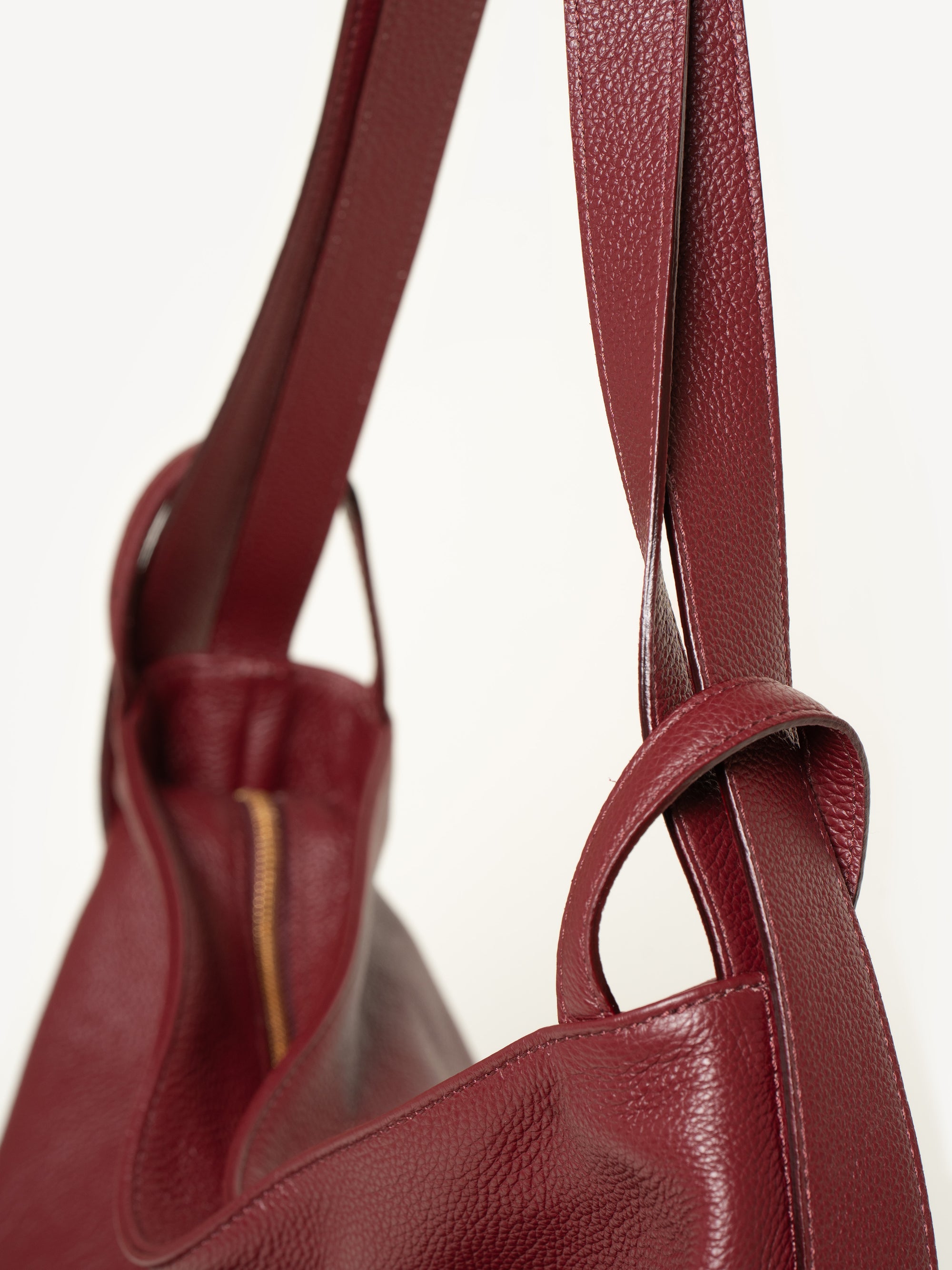 The Laura - Dark Burgundy - Leather - M.Gemi