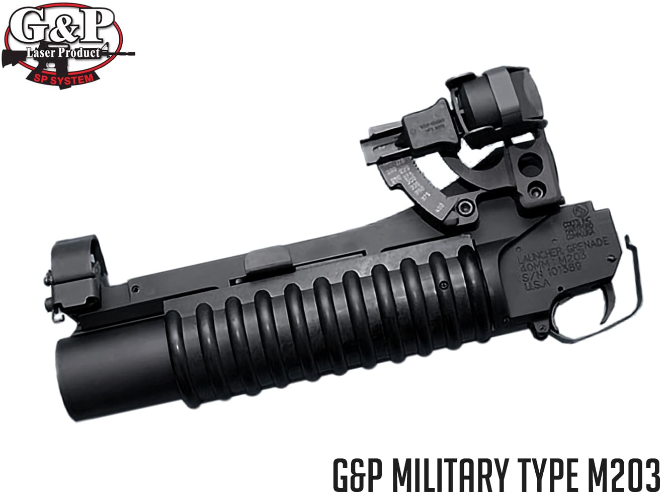 G&P ミリタリータイプ M203 グレネードランチャー DX [サイズ