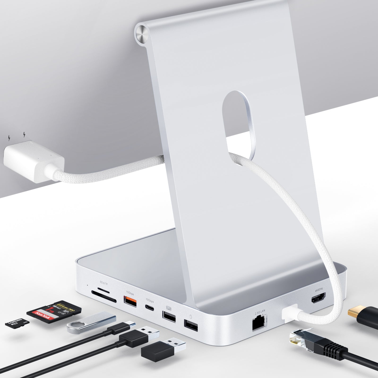 Minisopuru iMac Dock for iMac M1/M3/M4 | DS802-PRO-S