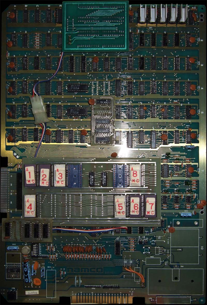 ギャラクシアン namco ナムコ アーケード基板 トップス】 JAMMA変換アダプター ナムコ ギャラクシアン用 【JCA-T-GAL