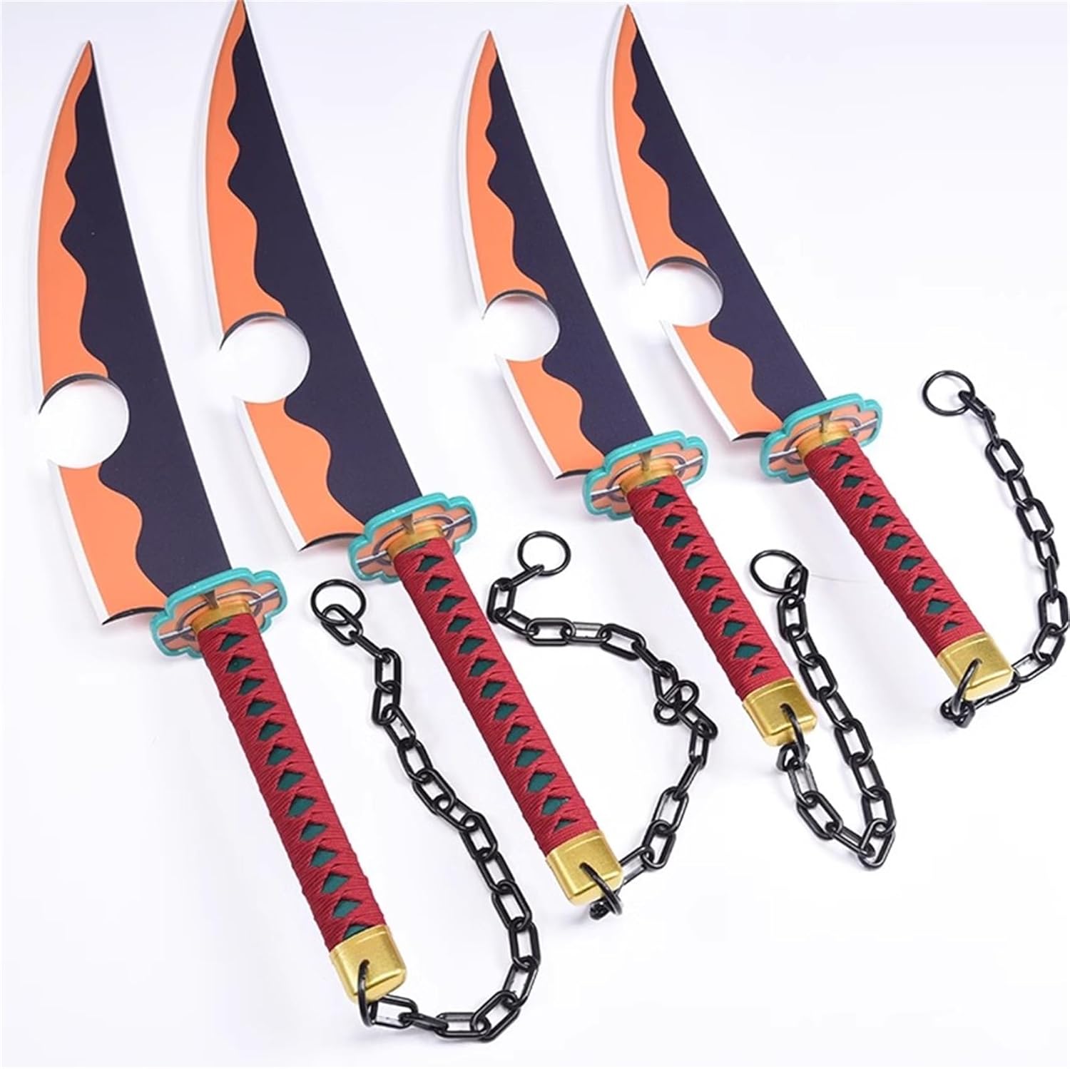 Monenjoy 日輪刀 宇髄天元 82cm 剣士 武士 サムライ 忍者 工芸品 鬼殺