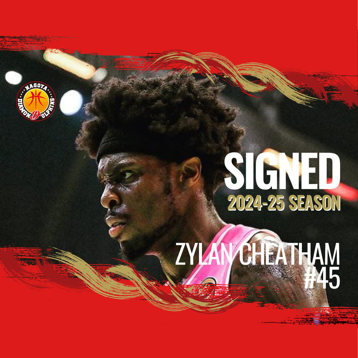 ザイラン・チータム選手 B.LEAGUE 2024-25 SEASON契約締結のお知らせ