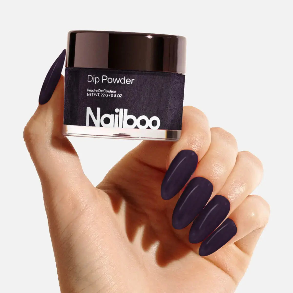 Dark Purple Nails | Cashmere Cloud Nail Powder | Nailboo®