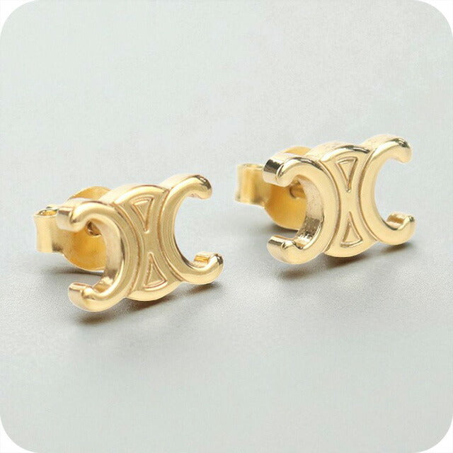 中古 セリーヌ ピアス レディース ブランド CELINE トリオンフ ピアス
