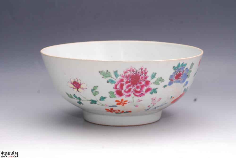 清乾隆粉彩牡丹花卉纹大碗藏家展厅收藏资讯|艺术家|书画家|书画名人
