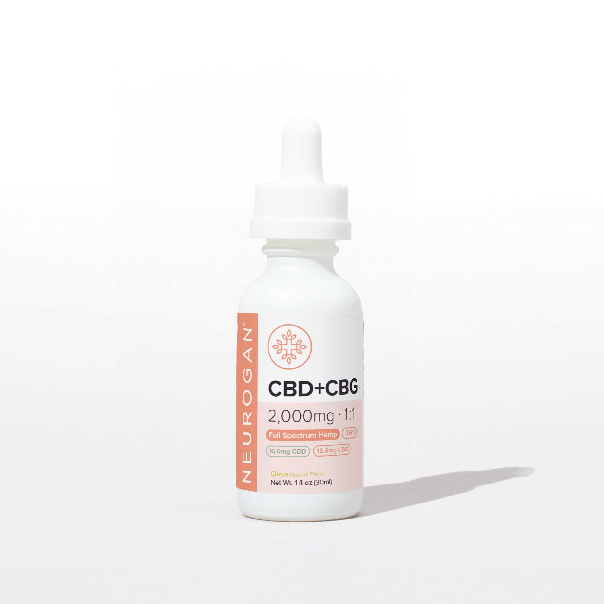 CBD + CBG Oil Tincture | Full Spectrum Extract | 2000mg – Neurogan