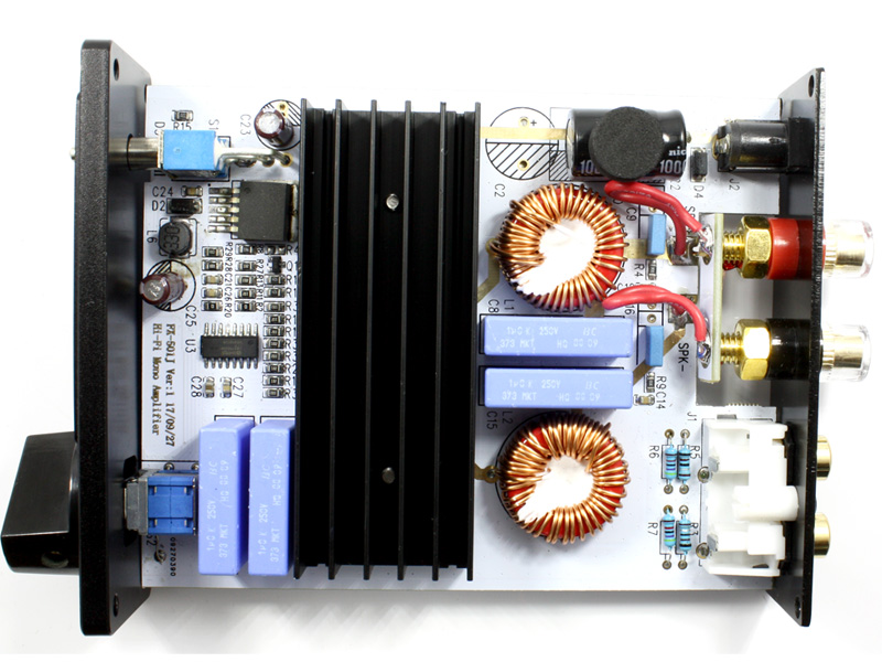 TPA3118搭載 PBTL駆動 MAX100W モノラル パワーアンプ FX-AUDIO- 『FX