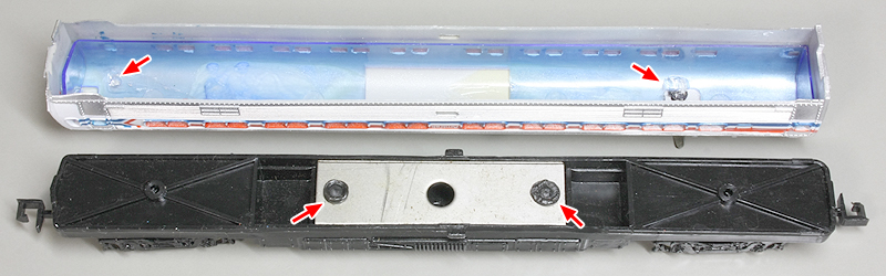 メトロライナーの動力(バックマン旧製品)