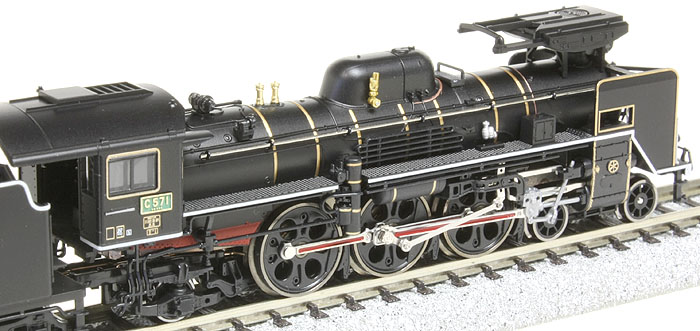 C57 1号機・ロッド赤入(トミックス)