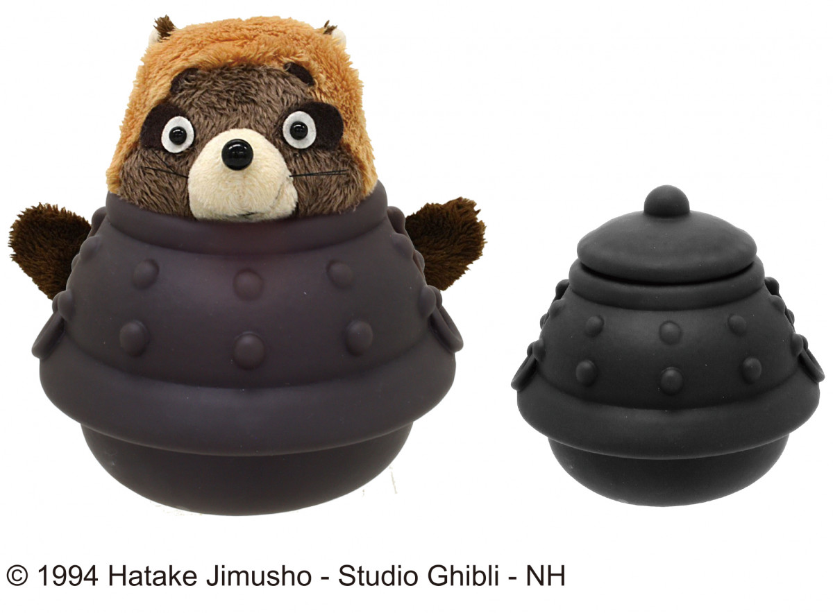 茶釜に変化するぬいぐるみ!? ジブリ『平成狸合戦ぽんぽこ』立体グッズ