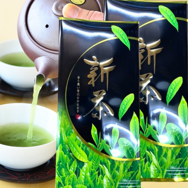 鹿児島知覧産 深蒸し新茶2袋／2025年(令和7年)産摘みたての新茶 – お茶