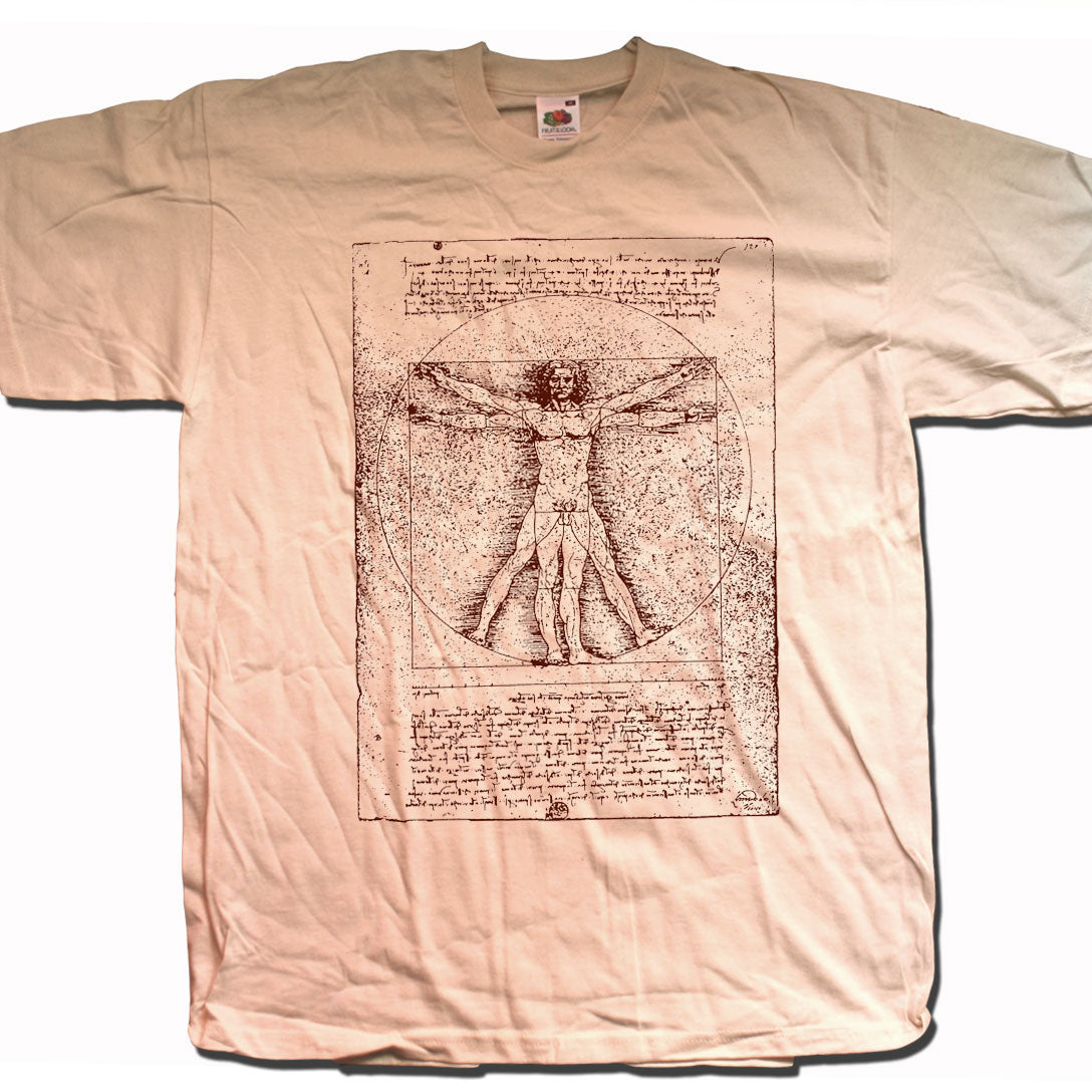 Leonardo da Vinci T shirt - Vitruvian Man / Art T shirts from Old