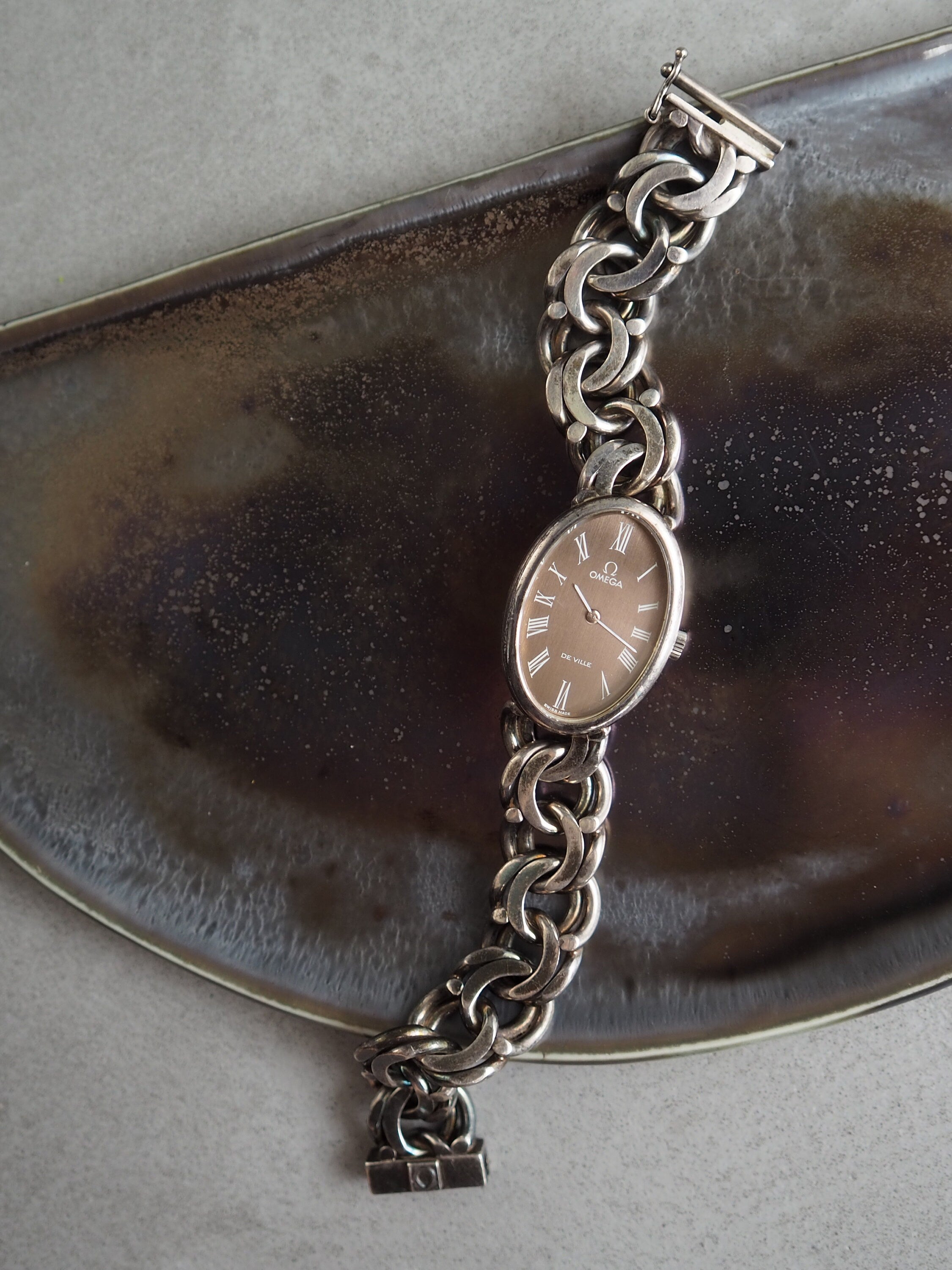 OMEGA オメガ DE VILLE デビル チェーンベルト ウォッチ 腕時計