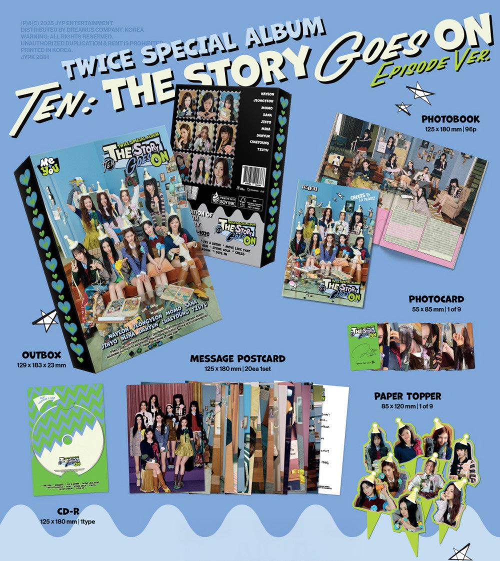 EPISODE Ver. 【早期購入特典あり】 TWICE TEN: The Story Goes On