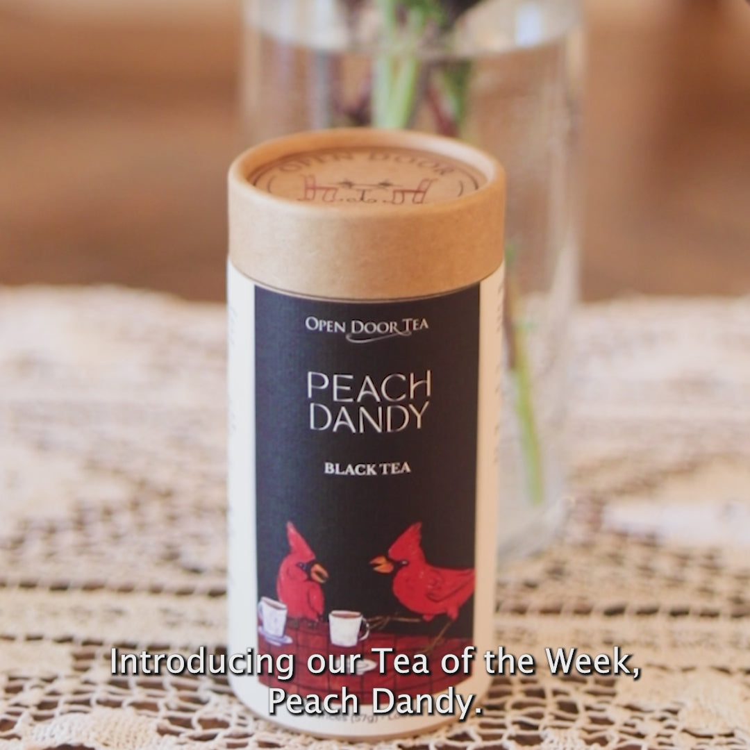 Peach Dandy | Black Tea, Loose Leaf – Open Door Tea CT