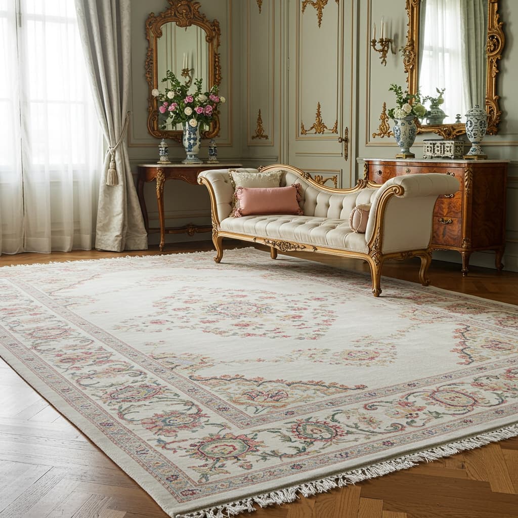 ウール×シルク ペルシャ絨毯｜光沢と強度のバランス – ギャッベ