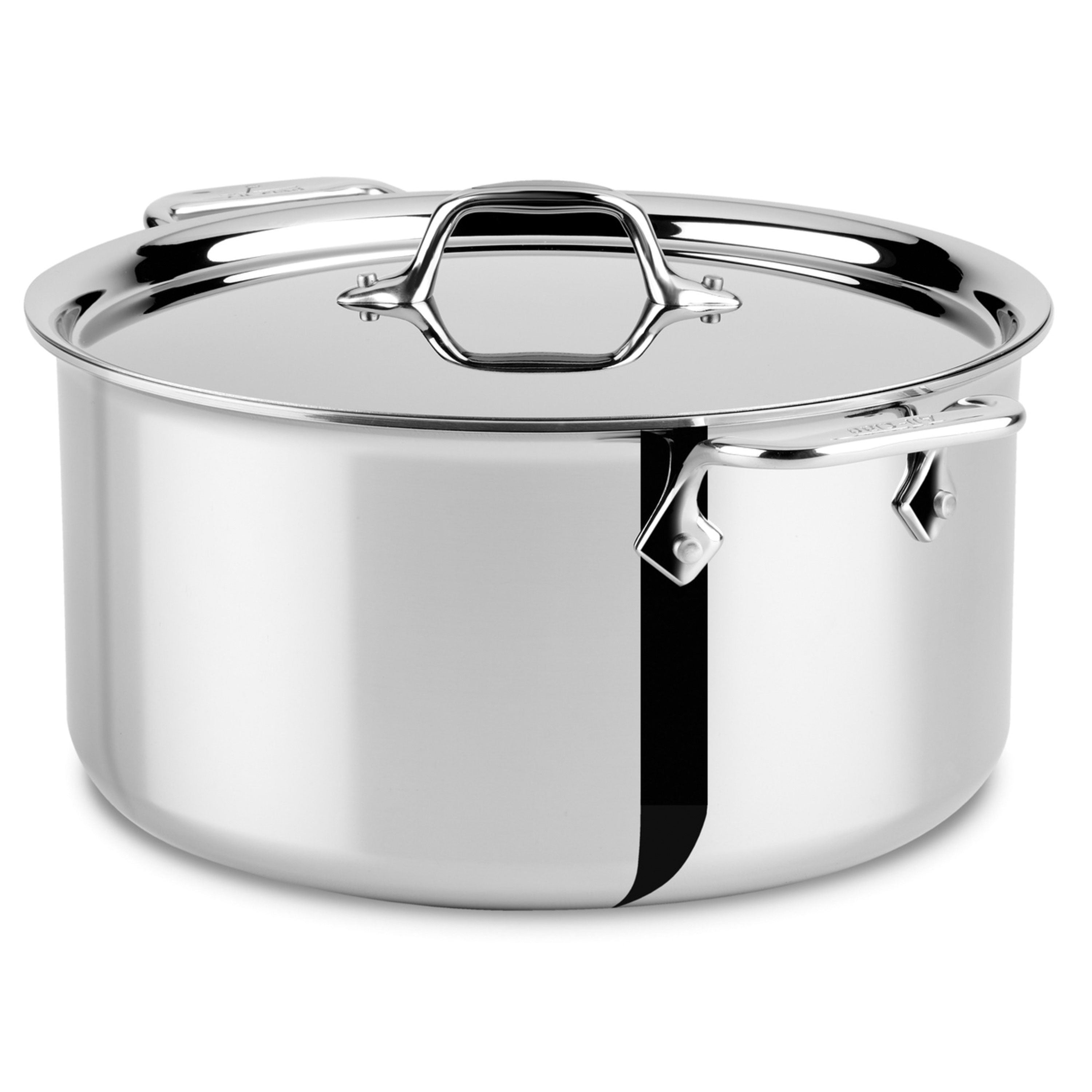 All-Clad d3 Stainless Stock Pot - 8-quart – Cutlery and More