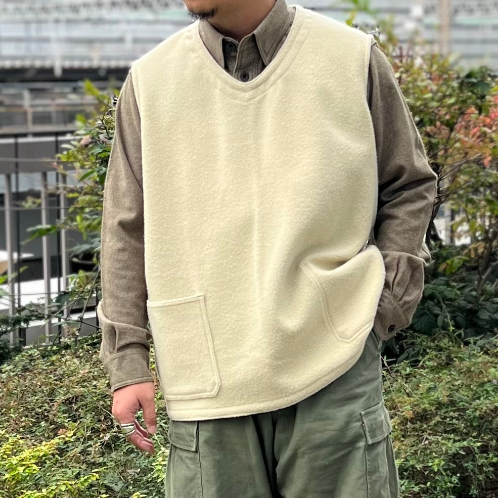 スタイリングに最適な》FRENCH WORK SHORT VEST – ナイジェル