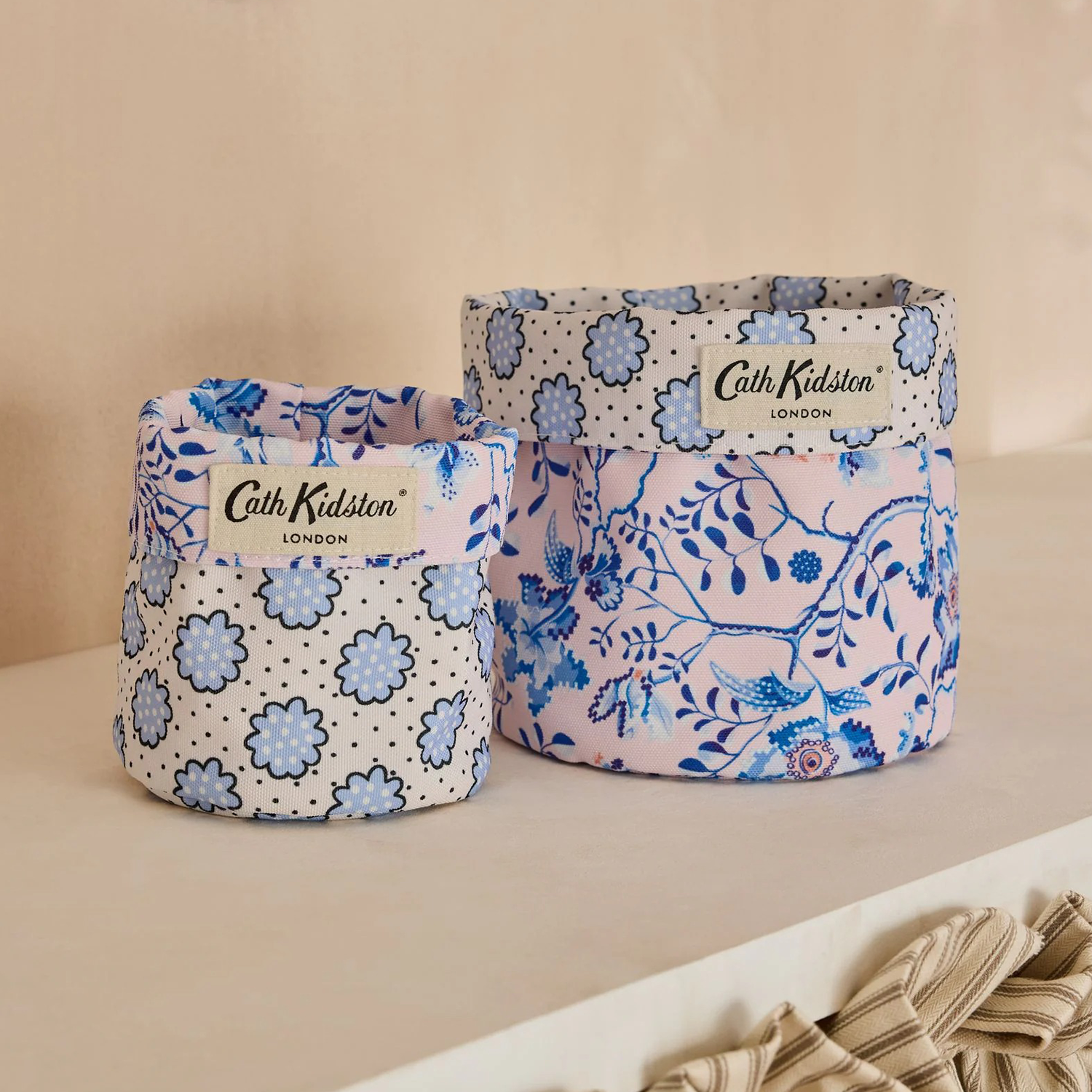 リバーシブル ストレージ 2個セット Posey spot / Mystery Floral