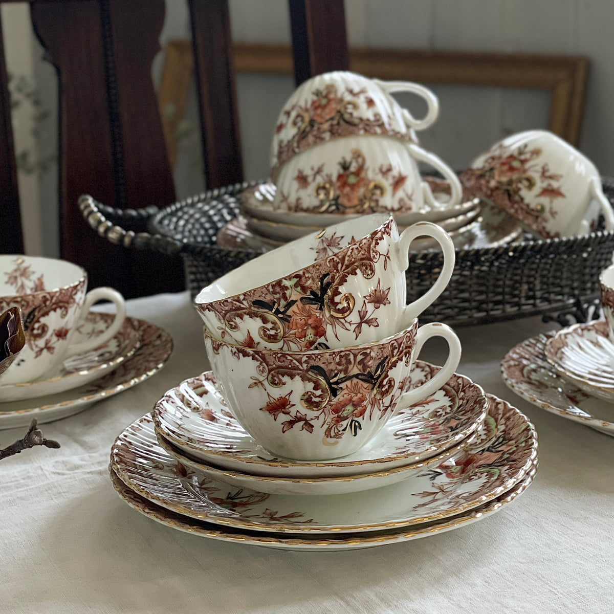 ラスト1客！サミュエルラドフォード窯ヴィクトリアントリオC＆S