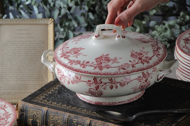 フランスアンティーク・ショワジールロワVILLARDプレート