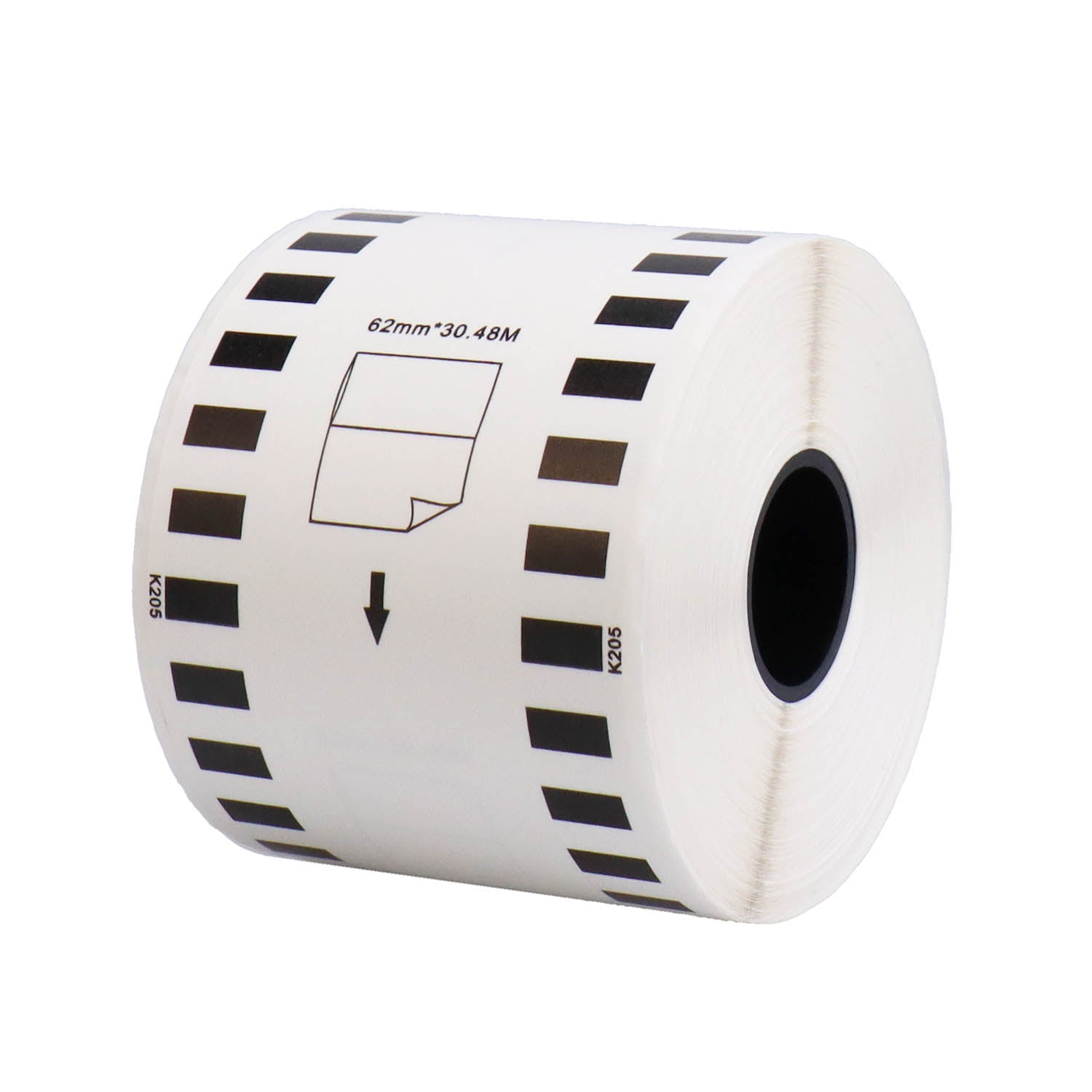 DK-2205 DKテープ 長尺紙テープ(大) 62mm×30.48m ｜インクのチップス本店