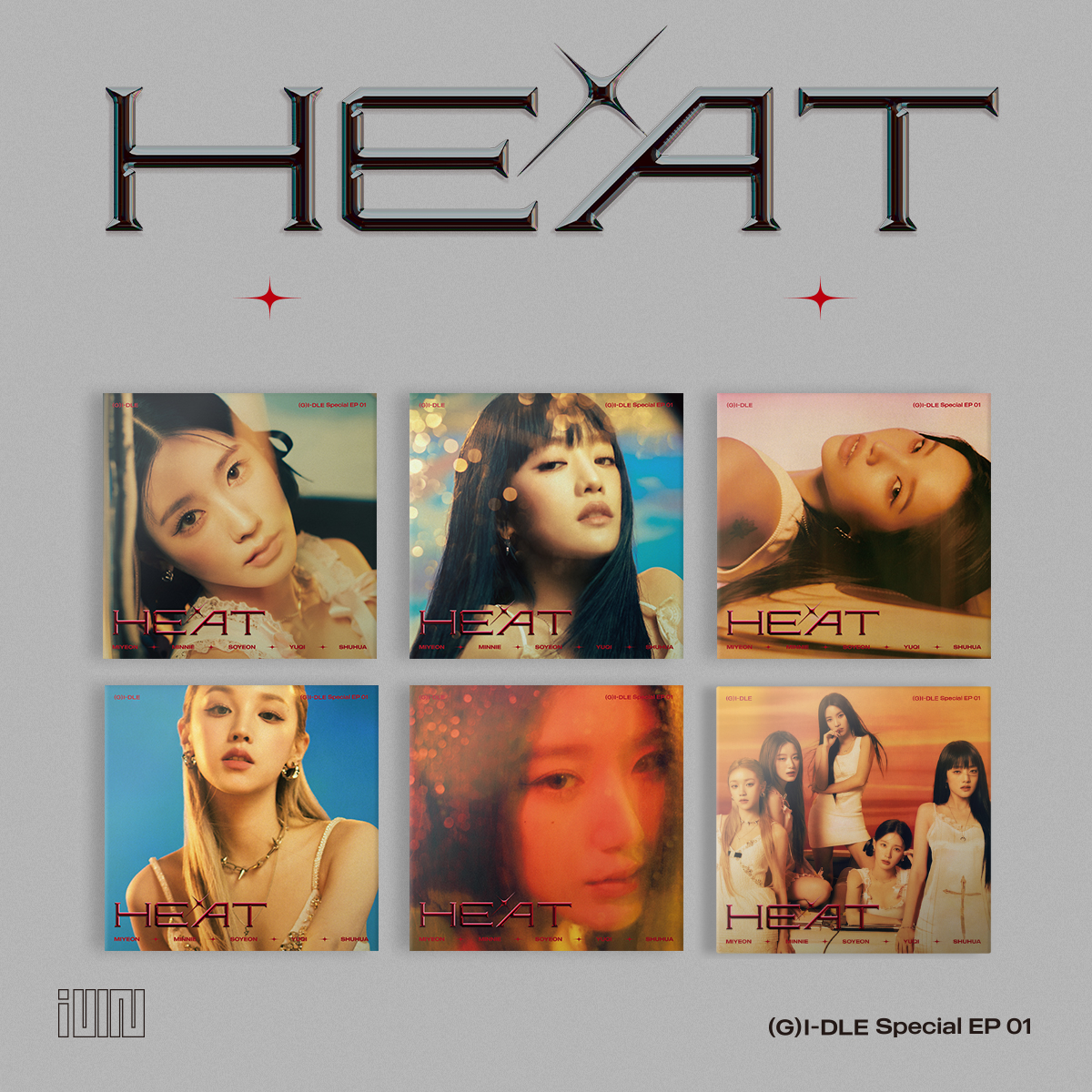 G)I-DLE Special Album - HEAT (Digipack Ver.) – Choice Music LA