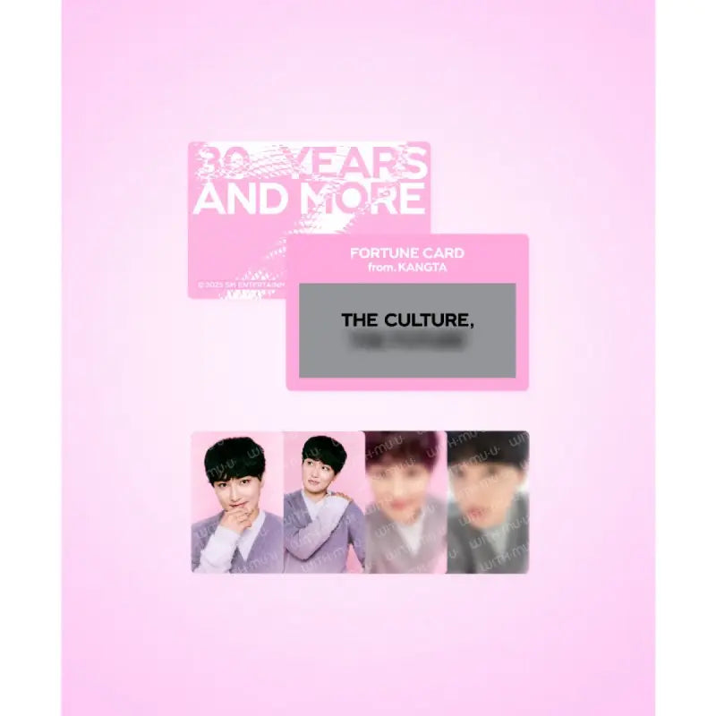 SMTOWN Live 2025 Official Merchandise - Fortune Scratch Card