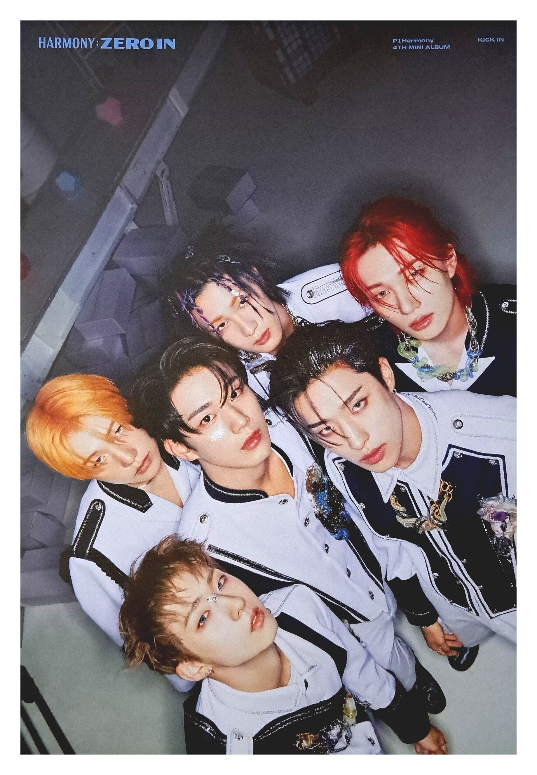 P1Harmony 4th Mini Album Harmony : Zero In Official Poster - Photo