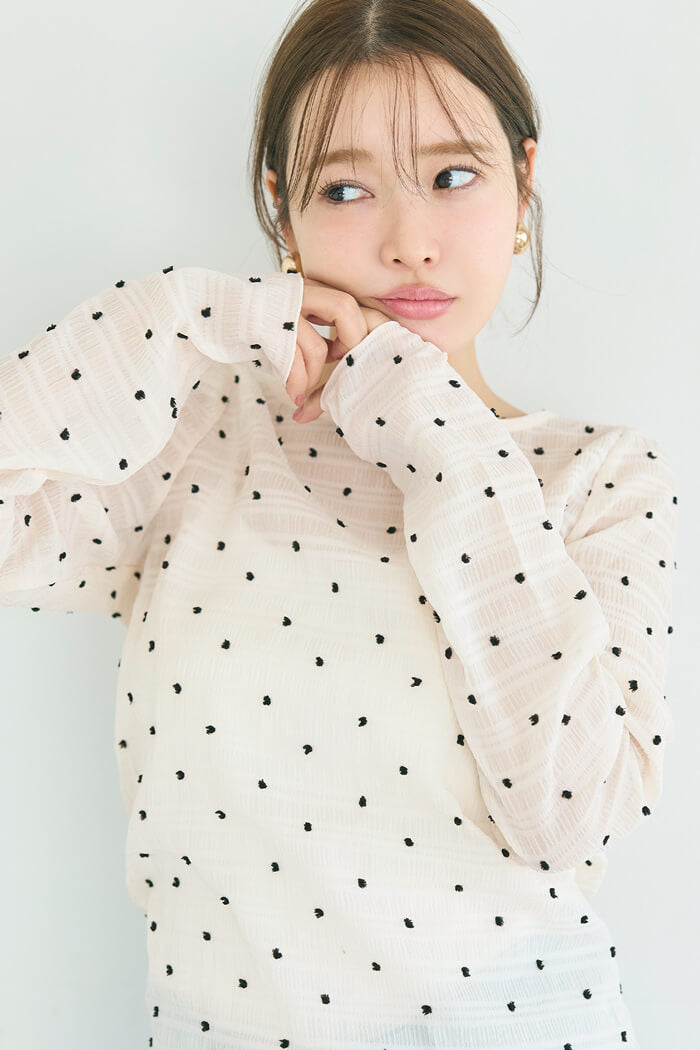 シースルードットトップス レディース メール便可 – coca公式ストア