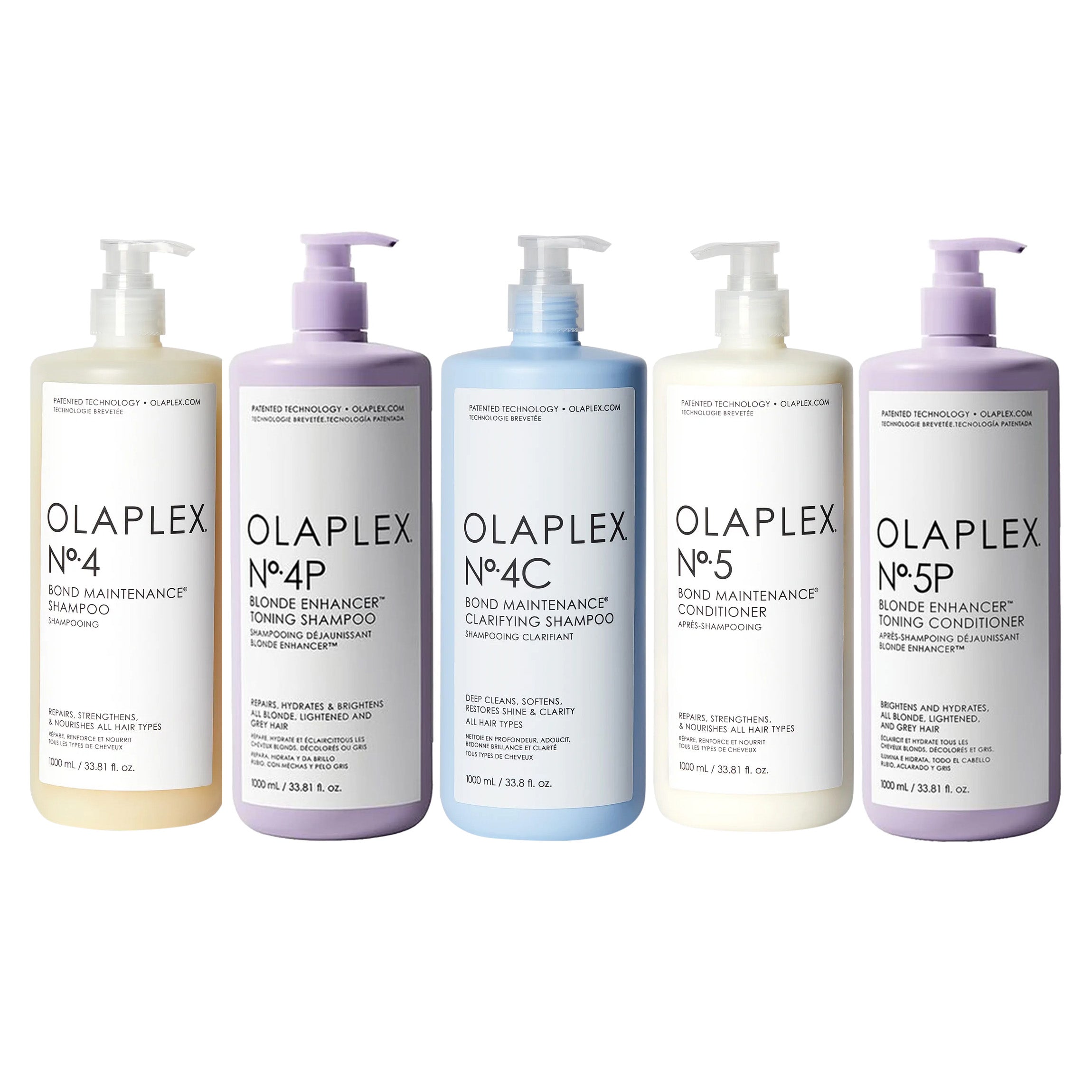 Olaplex Complete Liter Care Set No.4, No.4P, No.4C, No.5, No.5p 33.8oz