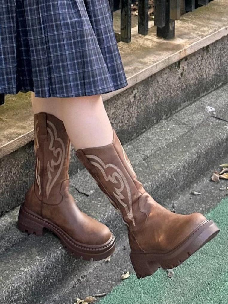 ブラウンウエスタンブーツ DPB76084 – CRAMMY