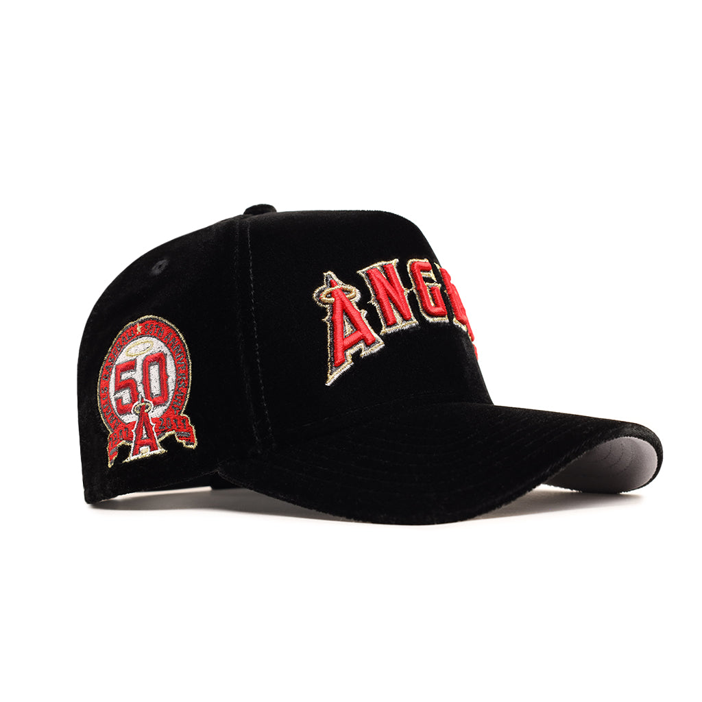 Anaheim Angels Black Velvet 50th Anniversary SP 9Forty A-Frame