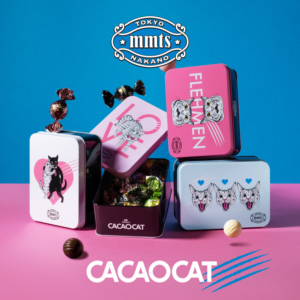 CACAOCAT缶 9個入 mmts ｜DADACA Online Store