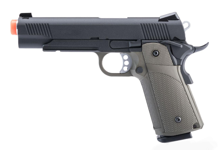 KJW Tactical Hi-Capa Full Metal CO2 GBB Pistol (OD Green) – Dee