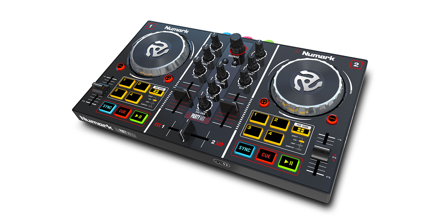 LEDライトが光る！｜Numark、DJコントローラー「Party Mix」を発表
