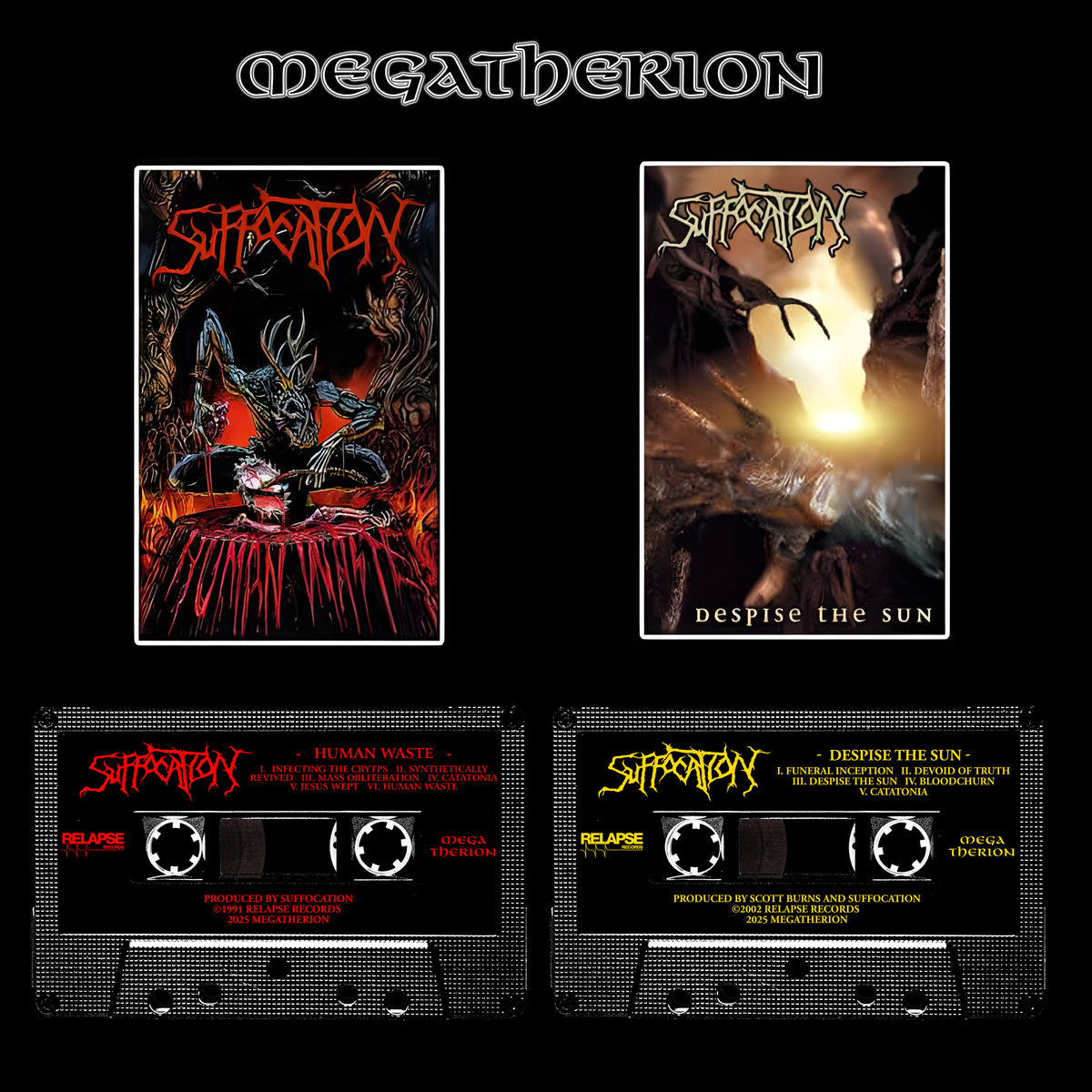 Suffocation Tapes (Human Waste - Despise the Sun) – Dissonant Tapes