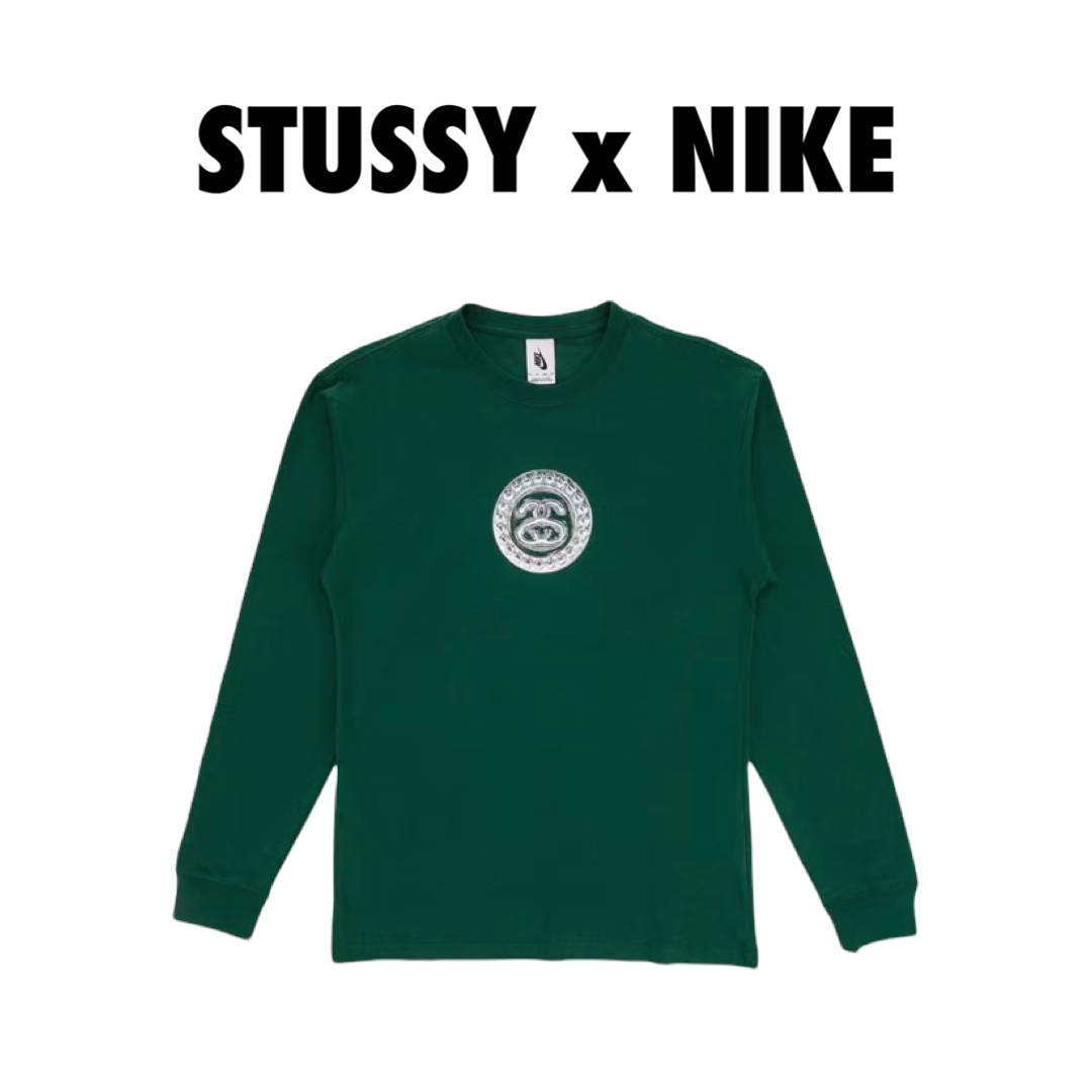 Nike x Stussy SS Link L/S T-shirt Green – Drexlers