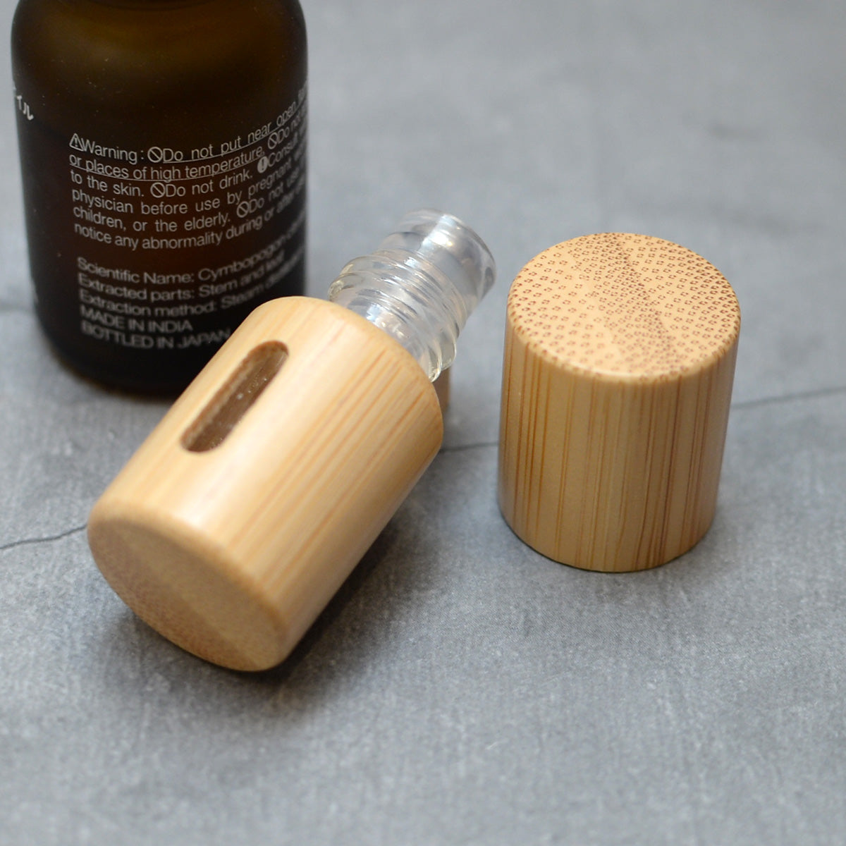 天然木の素材が主役 竹 アロマオイルボトル【KIMAGURE】おしゃれ