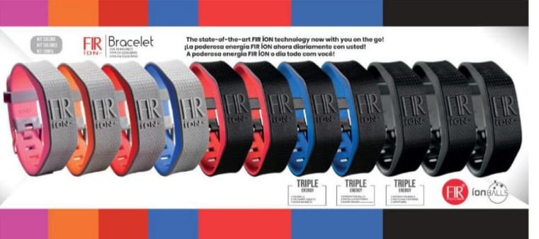 NUEVO KIT Pulsera de 11 colores FIR ION Triple Energy - e-Energy