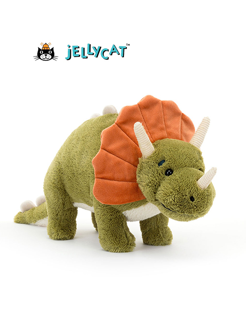 Jellycat ジェリーキャット Archie Dinosaur トリケラトプス 恐竜 を