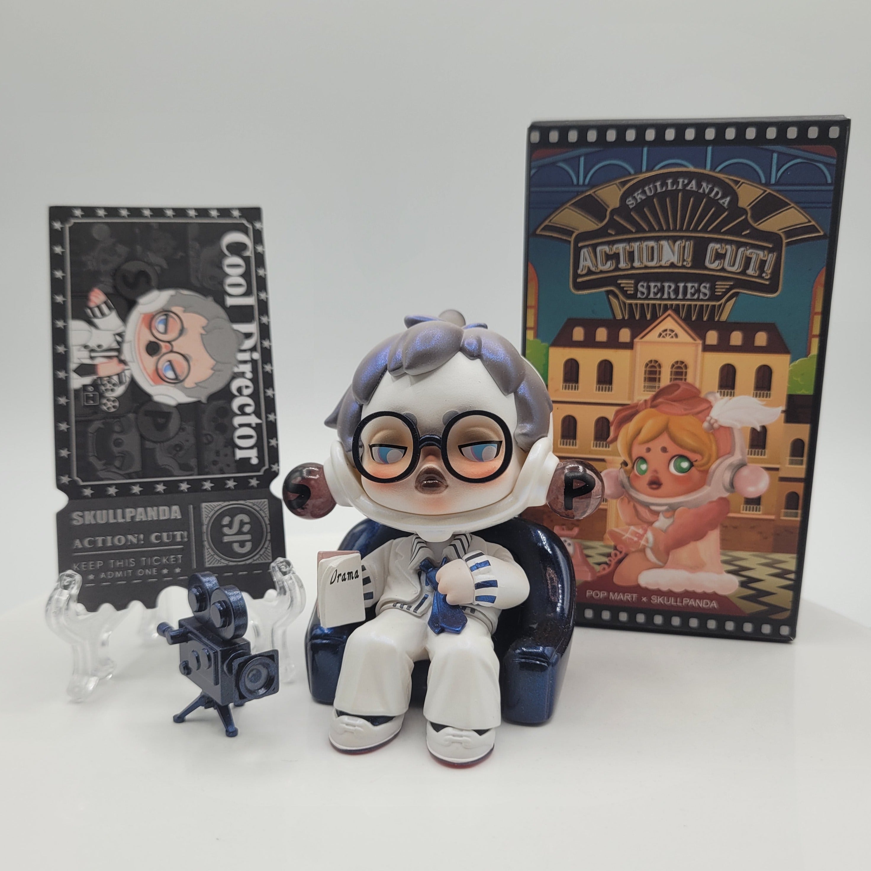 POPMART SKULLPANDA Action Cut Series Blind Box (#13 Cool Director