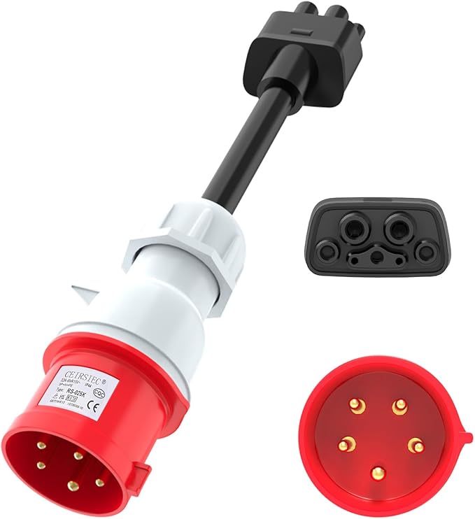 Tesla Gen 2 Universal Mobile Connector - 16A Red CEE | Evniculus